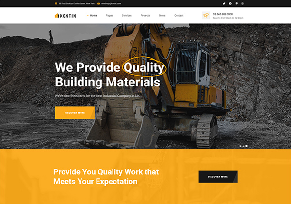 建筑防水材料土工材料防水板排水板外贸网站设计模板